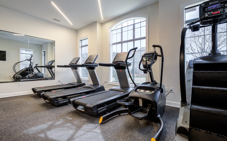 View At Legacy Oaks Apartment Homes in Knightdale NC 24 Hour Fitness Center Cardio Machines
